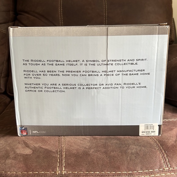 Cleveland Brown’s Authentic Helmet - Picture 7 of 8